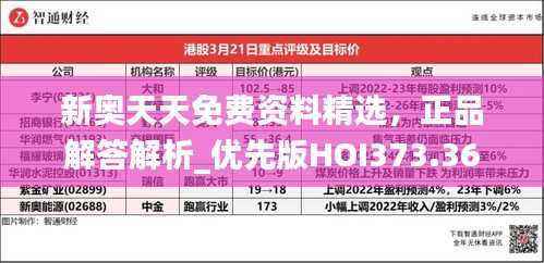 新奥天天免费资料精选,正品解答解析_优先版HOI373.36