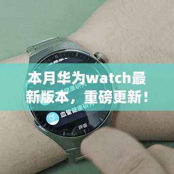 华为Watch本月新版本重磅更新,功能全面解析