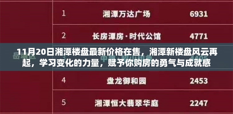 湘潭新楼盘最新价格指南,学习变化的力量,激发购房勇气与成就感