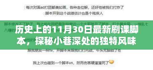 历史上的11月30日最新刷课脚本揭秘,小巷深处的独特风味与神秘小铺探秘