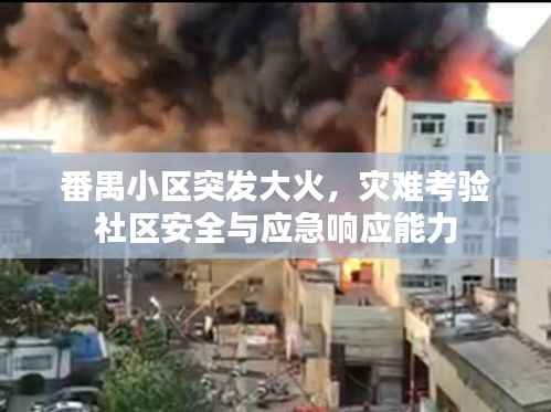 番禺小区突发大火,灾难考验社区安全与应急响应能力