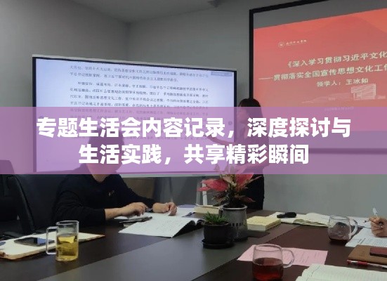 专题生活会内容记录,深度探讨与生活实践,共享精彩瞬间