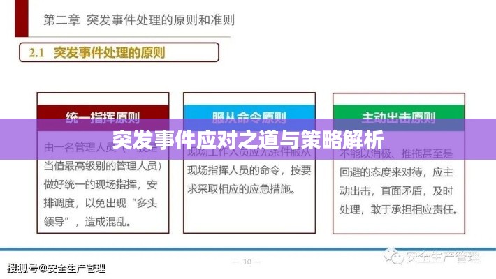 突发事件应对之道与策略解析