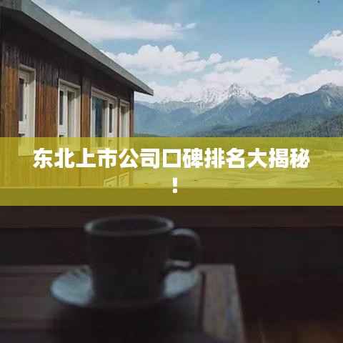 东北上市公司口碑排名大揭秘!