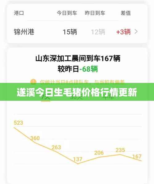 遂溪今日生毛猪价格行情更新