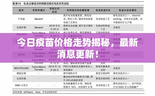 今日疫苗价格走势揭秘,最新消息更新!